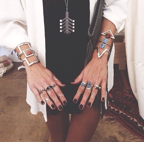 I do love these rings and bracelets!