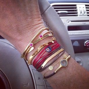 Instagram photo by inesdelafressangeofficial - #bracelets #emmanuellezysman #ade...