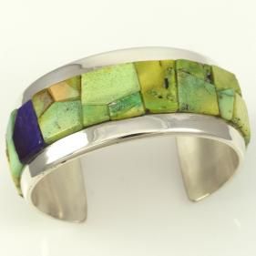 Orville Jack Turquoise and Sugilite Cuff by Na Na Ping - Garland's Indian Je...