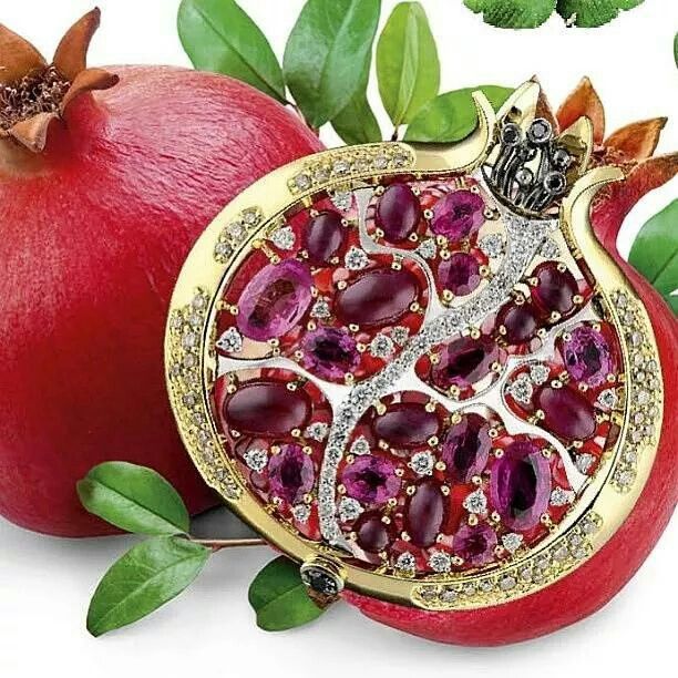 repost from Master Jewellery New brooch Garnet #masterexclusive #HighJewelry #je...