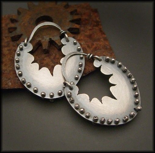 Earrings | Victoria Takahashi.  Sterling silver.