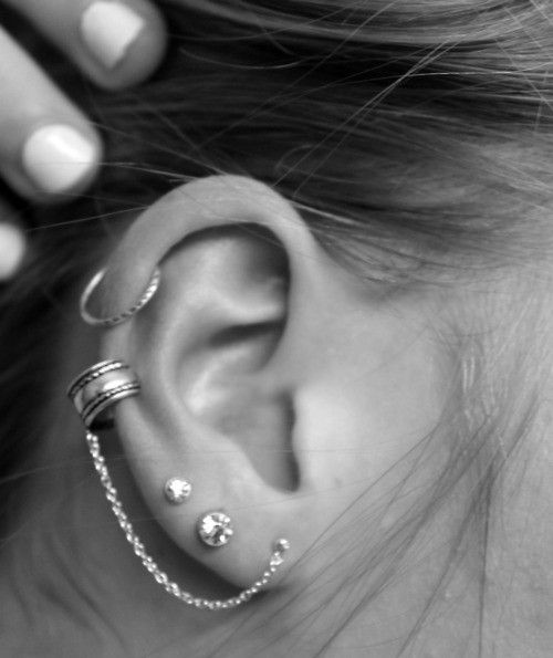 Piercings - Click image to find more Women's Fashion Pinterest pins