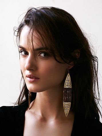 Sylvana Shoulder Dusters | Handmade in Athens, Greece, these dangler earrings fe...
