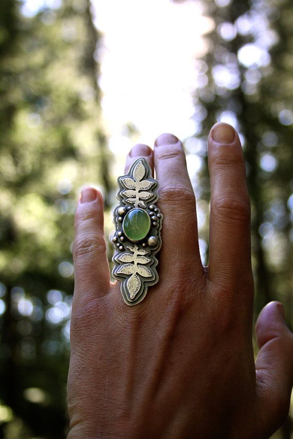 Last Gasp Ring by thenoisyplume on Etsy, $294.00