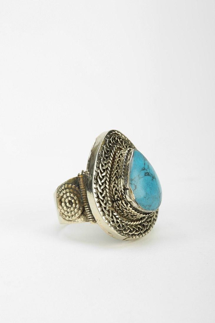 Silk Road Stone Ring #urbanoutfitters