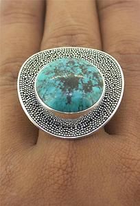 Turquoise handmade silver ring..LOVE