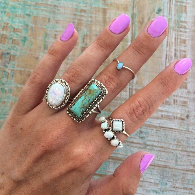 opal + turquoise
