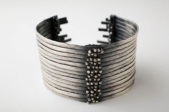 Forged Sterling Silver Bracelet by Monique Rancourt