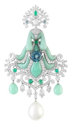 Van Cleef & Arpels; turquoise, sapphires and diamonds.