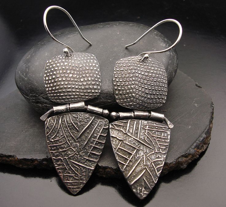Earrings | Designs by Suzyn. Sterling silver.