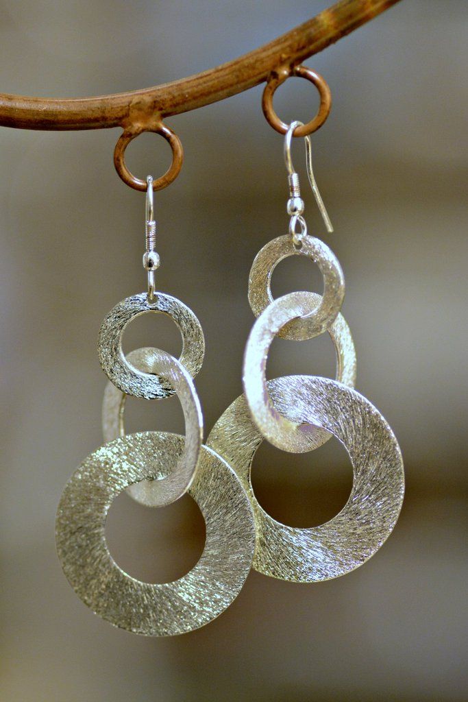 Low key elegance is the name of the game with our Handmade Links Earrings and th...