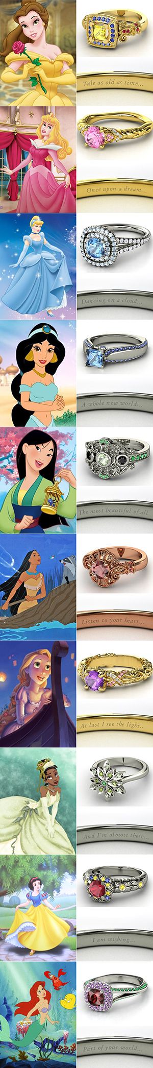 Disney Engagement Rings From Gemvara