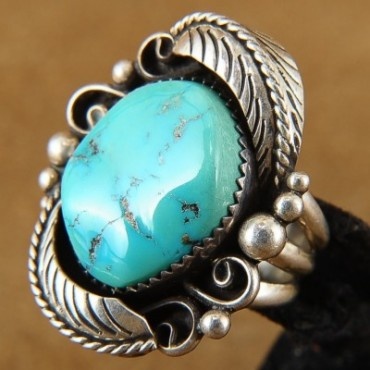 Stormy Mountain Turquoise ring