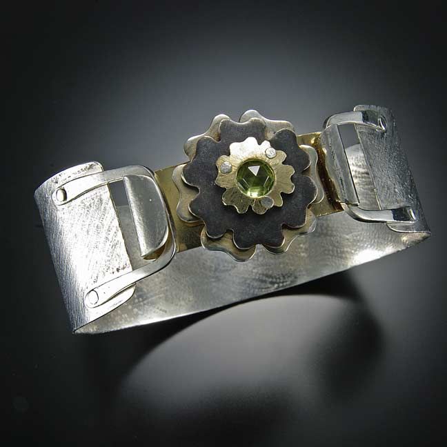 MoonFlower Bracelet from the Floral Architecture Series by Martha Seely Designs....