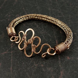 Viking Knit. Cool clasp!