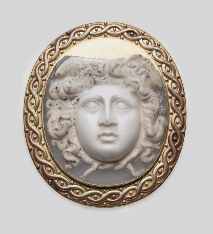 Cameo with head of Medusa, Roman, Imperial Period, 2nd–3rd century A.D.