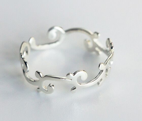 925 sterling silver tree branch opening ring,a personalized gift – DanielMonog...