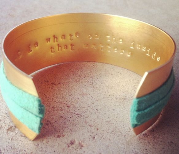 INSIDE MATTERS BRACELET by Barefoot and Blonde