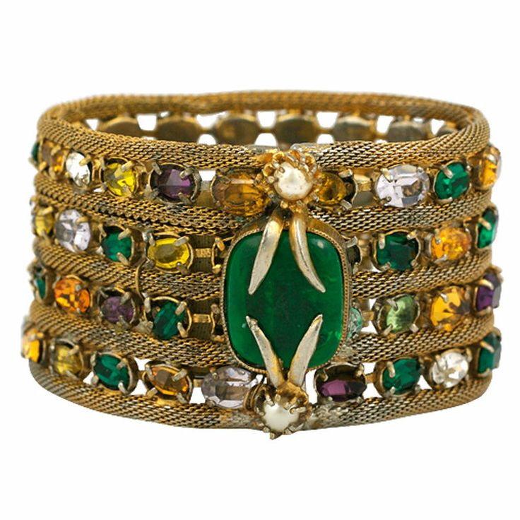 Jewelled Bracelet, Property Of Coco Chanel 1950's