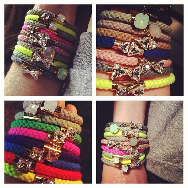 Sabrina Dehoff new cord bracelets, stack and mix your favourite colors