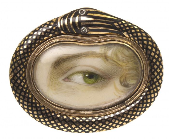 19th century lovers eye jewelry