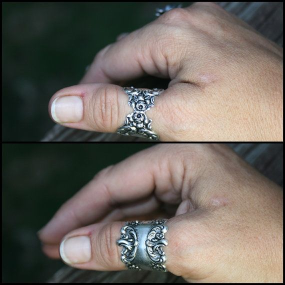 Silver adjustable Ring Under 20 dollars Wear by RADgiftsAndJewelry, $18.00