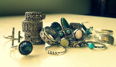 Some of my rings. :)