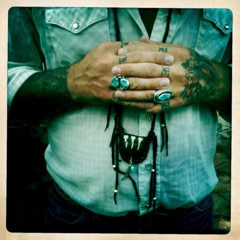 real men wear jewelry; those are really cool rings