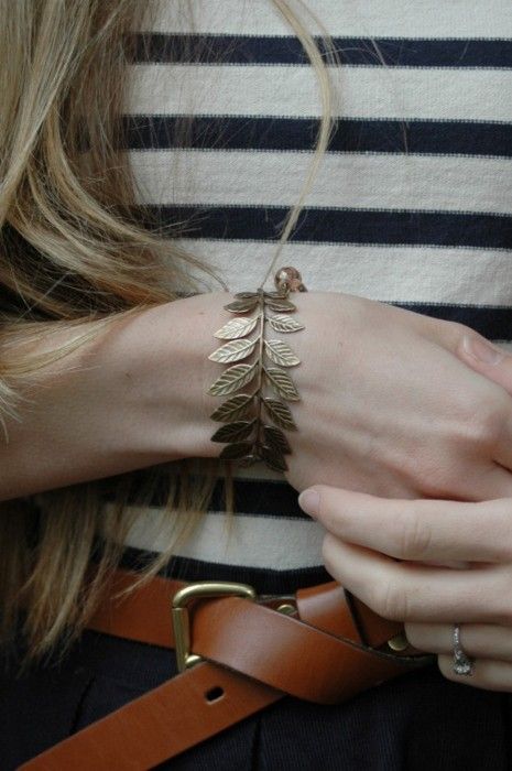 leaf bracelet
