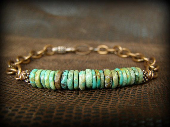 turquoise copper bracelet