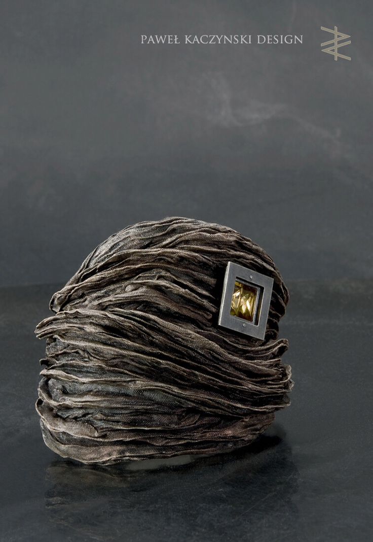 Pawel Kaczynski / Bracelet- bronze, silver and Citrin (T. Munsteiner)