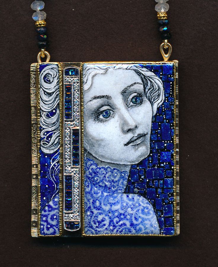 Marianne Hunter | Dreamer.... With antique diamond and sapphire pin.