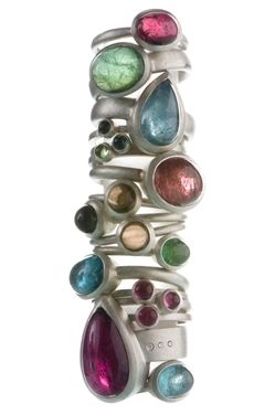 Jewellery by the contemporary jewellery designer NATALIE JANE HARRIS