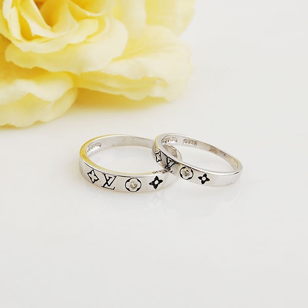 Platinum love diamond Couple Rings 3.3g