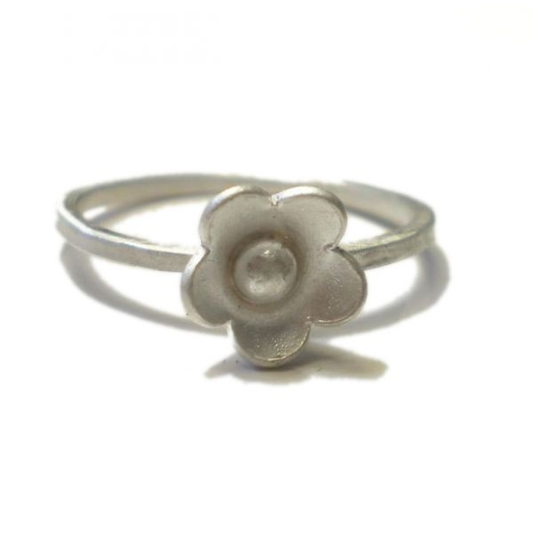 Sterling Silver Blum Flower Stacking Ring