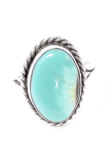Vintage Turquoise & Sterling Ring