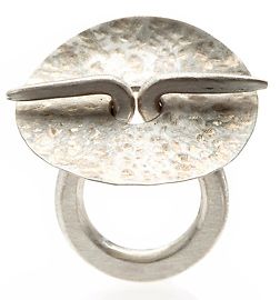 nice example of a simple no solder, forged silver ring