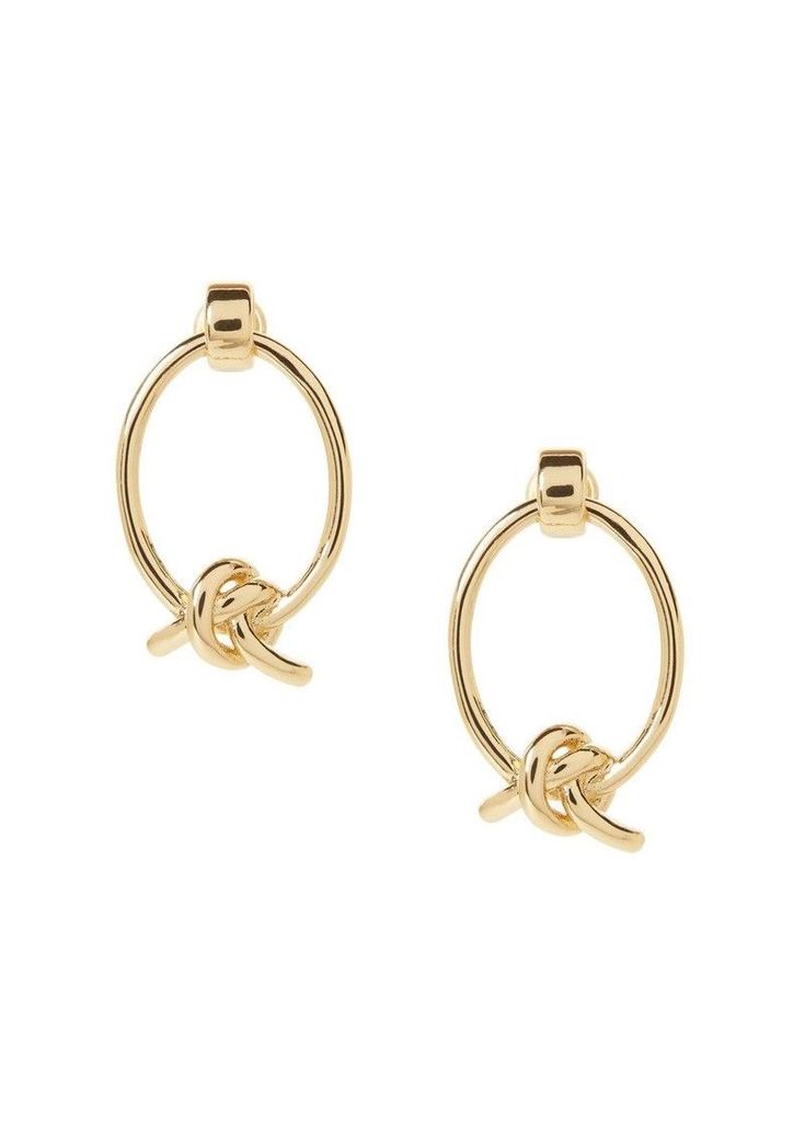Banana Republic Nautical Knot Hoop Earrings Nwt $49.99
