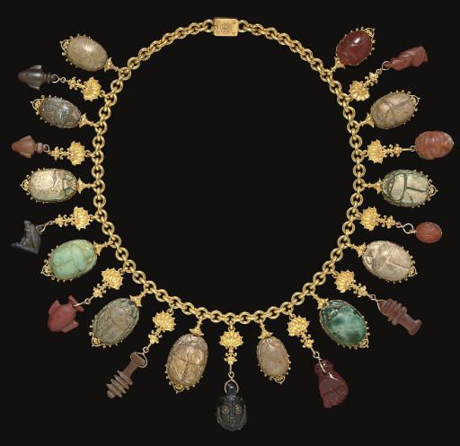 A collection of Egyptian amulets, New Kingdom to Roman period. Including thirtee...