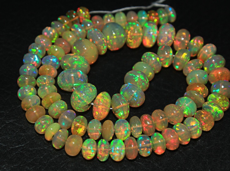 Opal necklace.