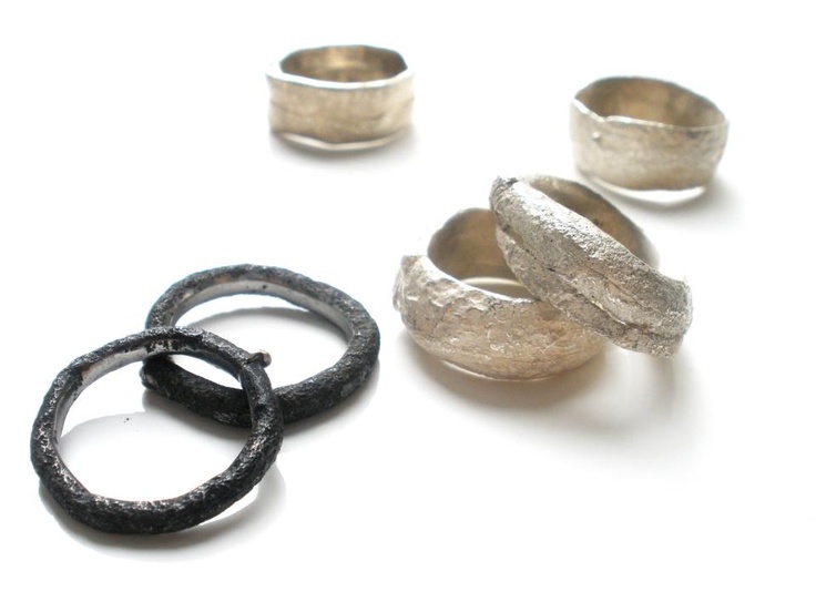 Claudia Rinneberg  rings- iron, silver