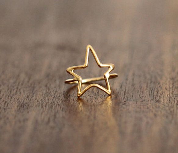 Gold & Silver Star Rings