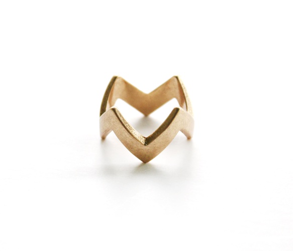 ZIG ZAG RINGS by ofmatter