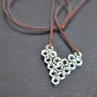 Cool Diy Jewelry-Valentines’ Gifts for Him out of Hex Nuts