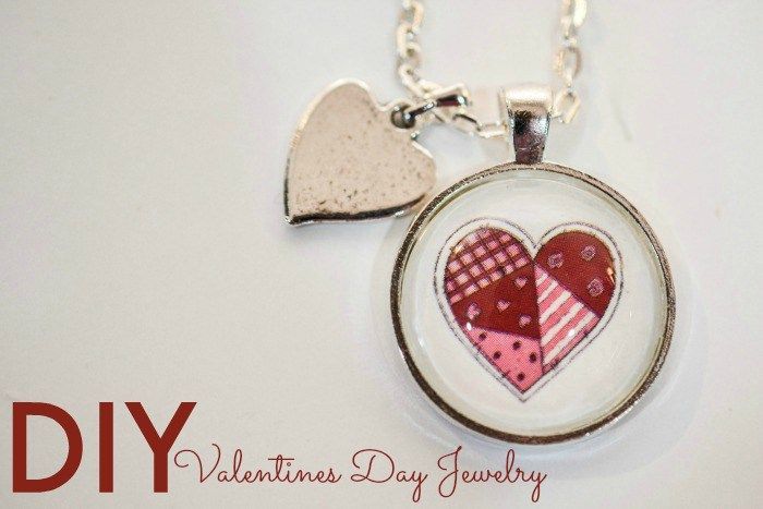 DIY Valentine's Day Jewelry. Make your own Vday necklaces.