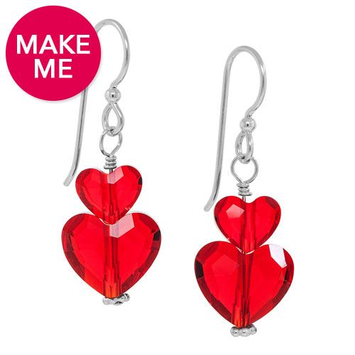 Heart’s Desire Earrings | Fusion Beads Inspiration Gallery