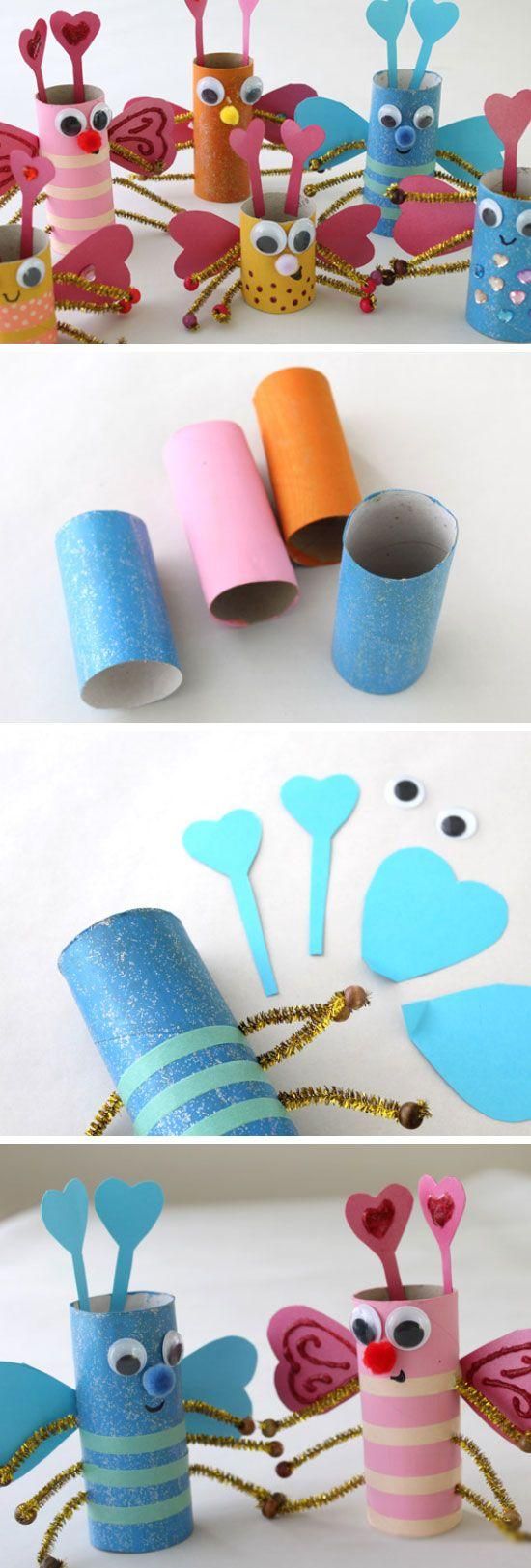 easy paper roll crafts for kids