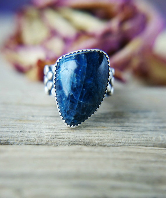 A Little Slice of Space - Apatite Sterling Silver by MercuryOrchid