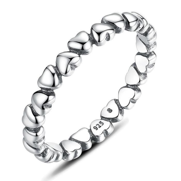- Material: Sterling Silver - Stones: None - Face Height: 3 mm - Band Width: 3 m...