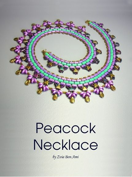 Peacock Necklace - found inside DIY Jewelry Making Magazine #37